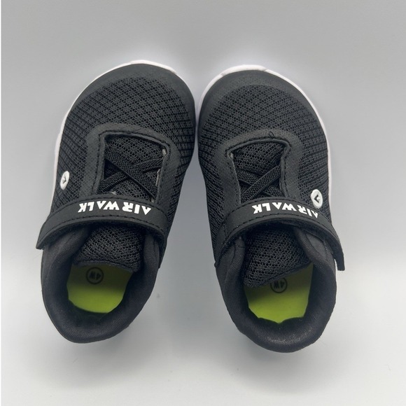Airwalk Gusto Cross Trainer Black Slip On Strap Shoes - Baby Toddler Size 4 NEW - Picture 5 of 8